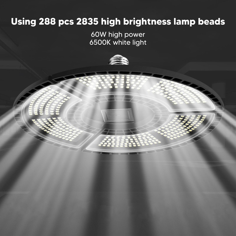 LED Bay Light 60W Waterproof 288 Lamp Beads Foldable 3