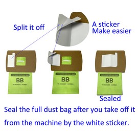 (20+3) Packs Replacement Type BB Compact Canister Bags and Motor Filters Compatible with Oreck XL Buster B Canister Vacuum bags XL PRO 5 PKBB12DW BB180 BB280 BB850 BB870 BB900 BB900-DGR BB1000 MV160