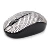 Bling Crystal Rhinestone Wireless Mouse - 2.4G Cordless Mice with