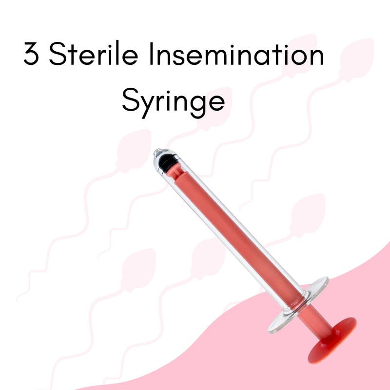 At-Home Inseminmation Kit, 3 liquid dispensers, 3 specimen cups, Liquid