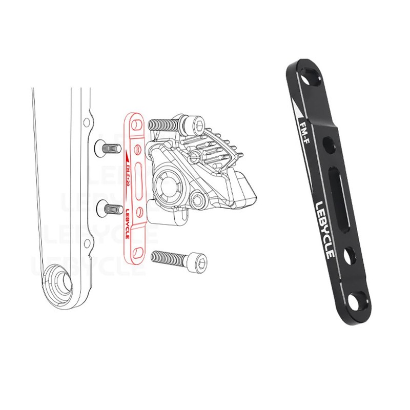 HOUSON Flat-Mount Disc Brake Adapter for Road Bikes | Front/Rear