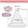 Eimilaly Rainbow Bed Canopy for Girls Mosquito Net, Easy Installation