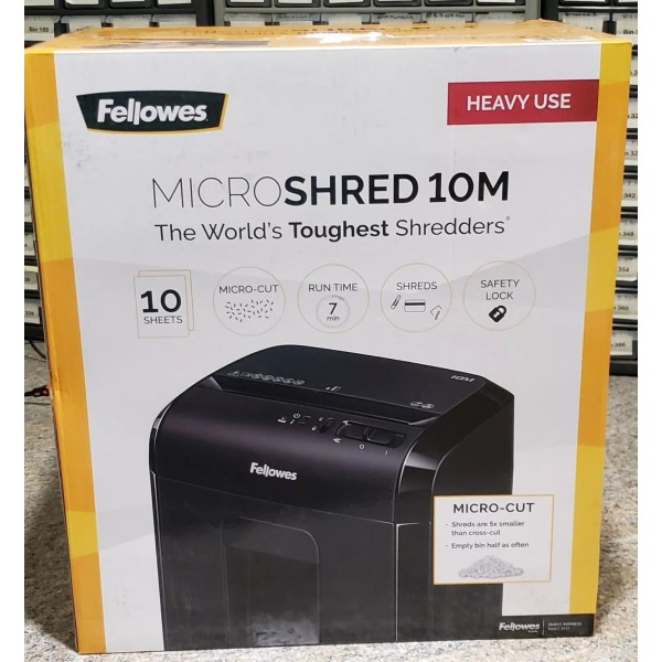 Fellowes Fellows Micro Shred 10M Heavy Use Paper Shredder CRC46301