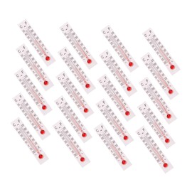 BESPORTBLE 20pcs Miniature Thermometer Models Fun Decorative Accessories for Dollhouses Pretend Play Smooth Surface Design for Miniature Scenes