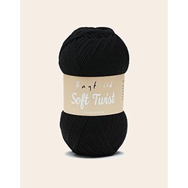 Sirdar Hayfield Soft Twist, Black (263), 100g