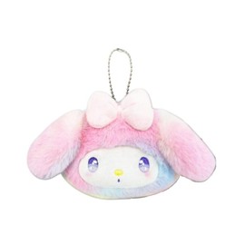 Hatayama Shoji 63202548 Mini Face Pouch, Rainbow My Melody H 3.1 x W 4.3 x D 1.2 inches (8 x 11 x 3 cm)