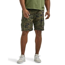 Lee Men's Big & Tall Extreme Motion Crossroad Cargo Short, Traditional Camo, 46
