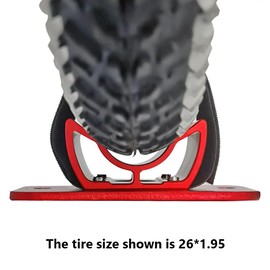 Gaderth Bike Fork Mount, Quick Release Fork Mount, MTB Road Bike Fork Lock Mount, Aluminum Alloy Bicycle Fork Block Thru Axle Wheel Holder, Car Roof Bike Rack for Truck/Trailer/Bikes Racks Black