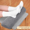 Sintuff Recliner Leg Rest Cushion Sofa Footrest Pillow with Cover