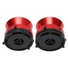 1 Pair NAB Hub Adapters Polished Aluminum Alloy Universal Loading