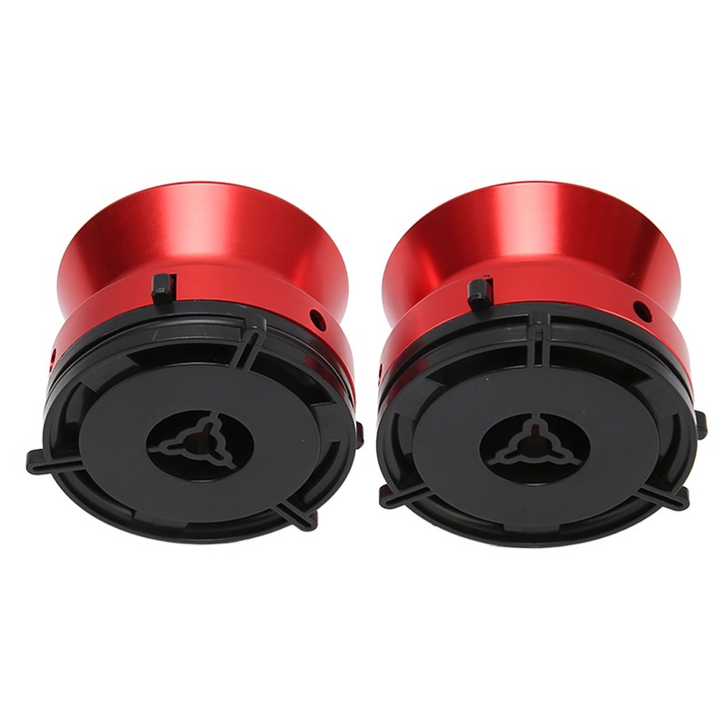 1 Pair NAB Hub Adapters Polished Aluminum Alloy Universal Loading