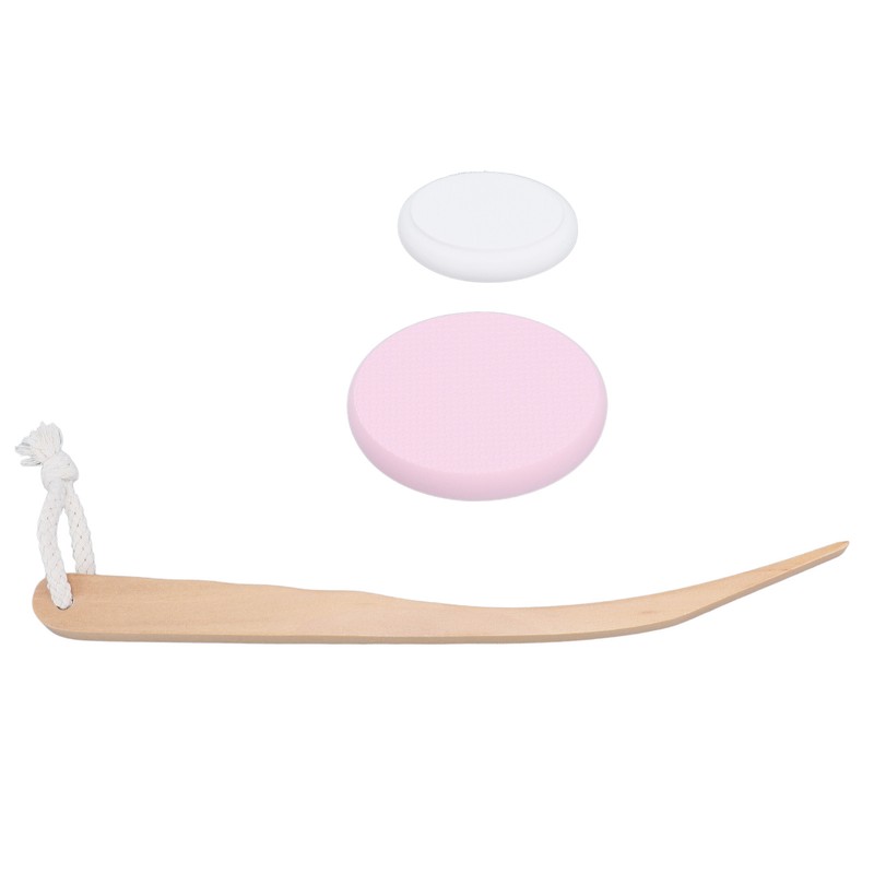 Lotion Applicator Long Handle Back Cream Applicator with 4 Replaceable