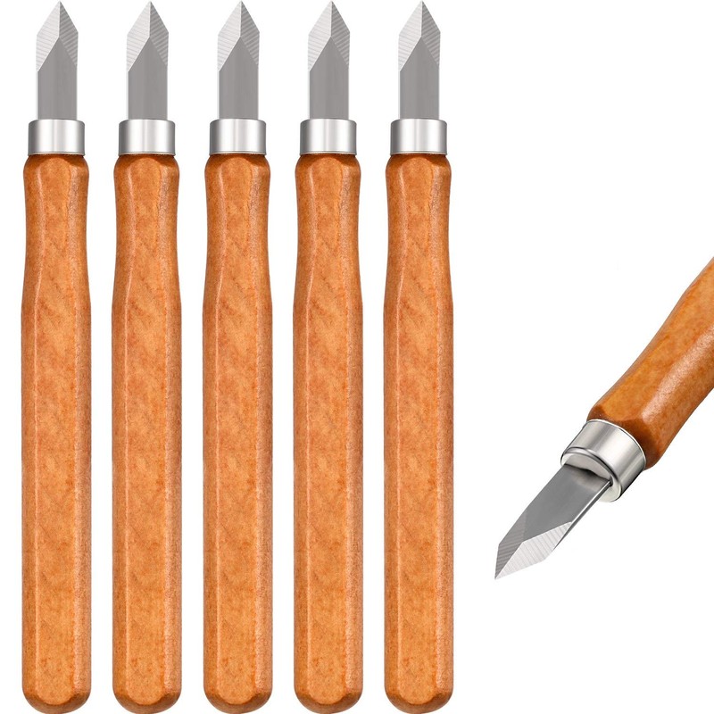 Mudder 2 Pieces Marking Knife Woodworking Marking Knife Thin Blade