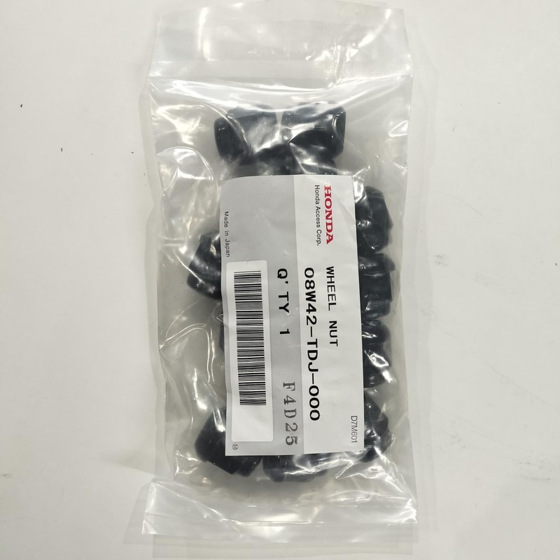 HONDA S660 [JW5] Wheel Nut for Aluminum Wheels [Black] [08W42-TDJ-000]