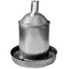 Chicken Drinker Waterer Traditional Drinker, 2.3L Capacity, Galvanised Steel with