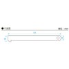 Niigataseiki SK HS-15KD Scale with Hooks, 5.9 inches (150 mm),