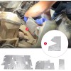 SPARKWHIZ Heat Seat Shield Kit Fits For Honda Pioneer 1000-5