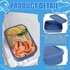 Nuogo 8 Pcs 2 Cup Silicone Freezer Trays with Lid
