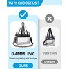 Paxiland Clear Bag for Stadium Events 12x6x12, Clear Tote Bag