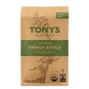 Tony's Coffee, French Royale (12oz), Dark Roast Whole Bean Coffee,