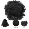 BIUDECO 1pc Realistic Short Afro Wig Synthetic Hair for Women