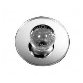 Clear Acrylic 2" Stick-On Ball Mirror Knob
