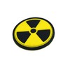 Atomic Radioactive Yellow PVC Airsoft Paintball Velcro Patch Squad Patch
