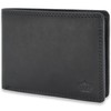 Baur Men's Genuine Leather Wallet with RFID Protection, Landscape Format,