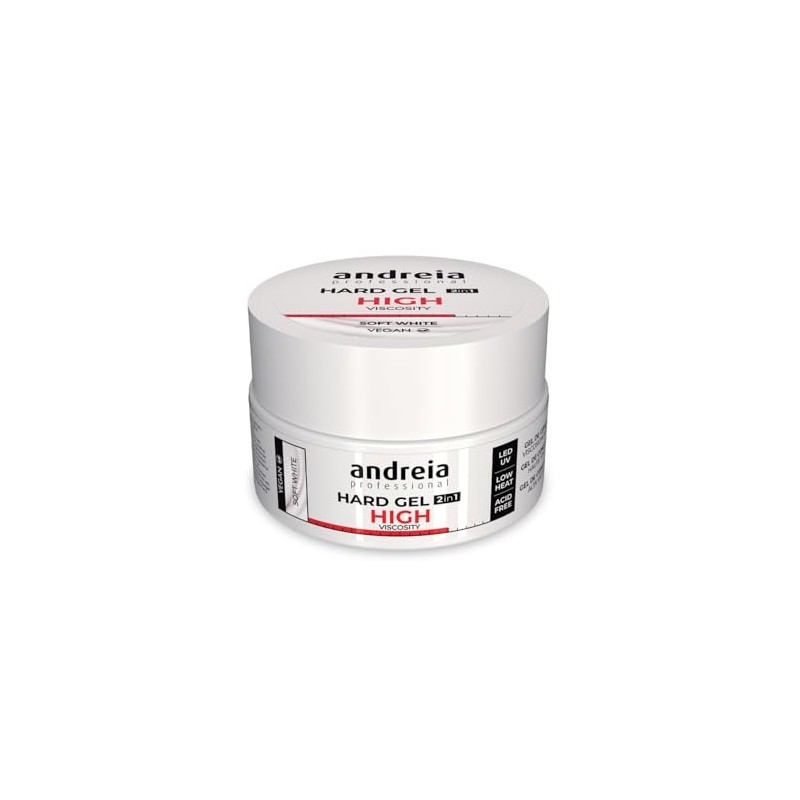 Andreia Professional Hard Nail Gel Two-Phase 2-in-1 LED and UV