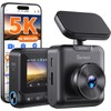 Sarmert C1 5K Dash Cam, Built-in GPS 5G WiFi, 5K/4K/2.5K