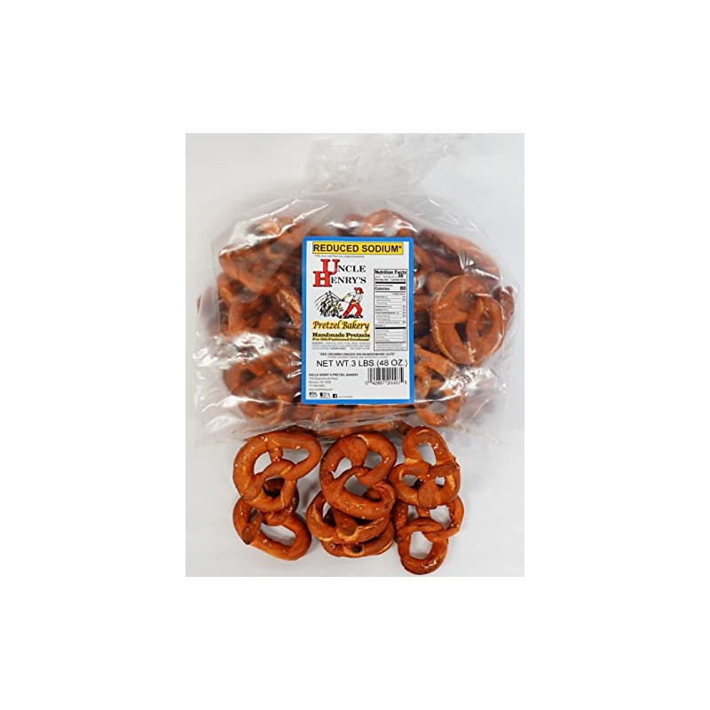 Uncle Henry's 3 lb. Bag Reduced Sodium Pretzels