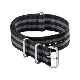 Truyuety Watch Straps, Adjustable Nylon Sport Watch Strapswith Hook and Loop Fastener, Replacement Watch Band for Men and Women, Band Width 20 mm