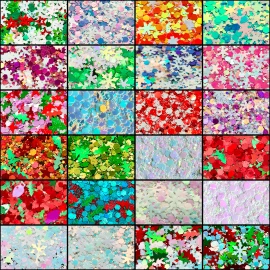 24 Colors Christmas Chunky Mix Glitter for Face Makeup Nails Snow Globe Tumblers color: Set17-12mix colors/Super Glitter
