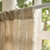 Sutuo Home Boho Curtains Valance Tier 36 inch for Cafe