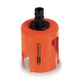 Mandrex Mxqs – Multi-Purpose Hole Saw SuperX Fit, Ø 52 mm TCT Carbide Multi-Purpose Holesaw 60 mm Cutting Depth MHMQ0052B