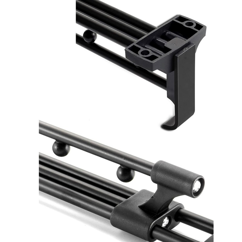 Top-mounted Heavy Duty Telescopic Closet Rod Retractable,Autuwintor Pull Out Clothes
