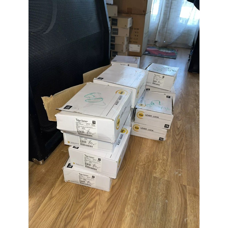 Yale New in Box 2 sets, Yale lever lock sets