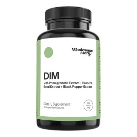 Wholesome Story Dim Extracto Granada Brocoli Pimienta 150 mg 60 capsulas veganas para la salud de las clulas y los tejidos, favorece los ciclos de... 