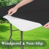 10 Pack Picnic Table Cover Elastic Fitted Tablecloths for 8