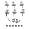6 Pcs String Tuning Pegs 3L3R High Strength Metal Machine