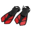 Adjustable Adult Diving Fins Comfortable Snorkeling Swimming Flippers Assistant EquipmentRed