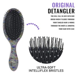 Wet Brush Original Hair Brush with Ultra Soft Bristles for Women, Men and Kids, Minimize Breakage, Split Ends and Pain - Mermaid Tail