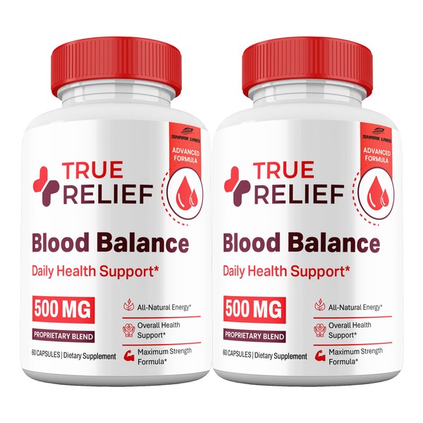 Shark Labs (2 Pack) True Relief Balance Capsules, All Natural