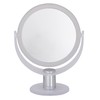 Bath Bliss Double Sided Free Standing Swivel Vanity Mirror, Regular