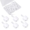 30pcs Syringe Adapter, Male Luer Lock 3/32 Inch Luer Lock