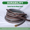Yvnicll Garden Hose 75 ft 5/8,Rubber Water Hose Heavy Duty,