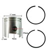 LIANGXUEKEER 47mm Cylinder Piston 2pcs Piston Ring Assembly Kit For