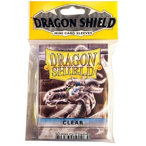 Arcane Tinman Sleeves: Mini Dragon Shield (10) Clear AT-10101-R