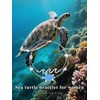 Cargari Sea Turtle Bracelet Anklet for Women 925 Sterling Silver