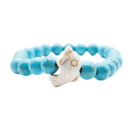 aninu Pearl Bracelet with Dolphin & GPS Live Tracking with App - Ocean Friendship Bracelet for Men and Women, Dolphin Friendship Bracelet as Gifts for Women and Men, Lucky Charm, Stone, No Gemstone